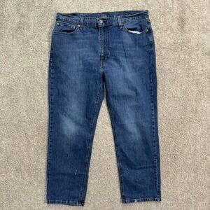 Levi's 541 Athletic Taper Mens 40x30 Blue Medium Wash Stretch Denim Jeans